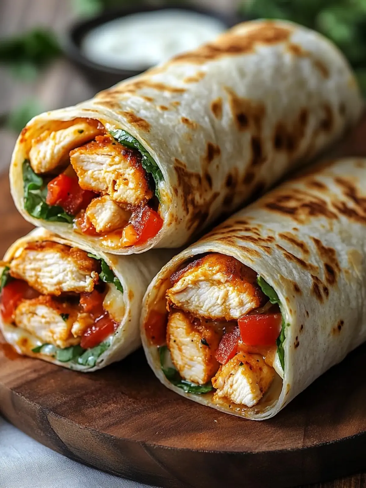 Crispy Air Fryer Chicken & Mozzarella Wraps: Effortless Comfort Food 3 Crispy Air Fryer Chicken & Mozzarella Wraps: Quick & Easy Dinner