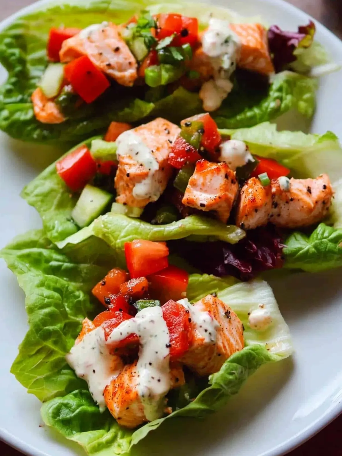 Clean Eating Salmon Lettuce Wraps for a Fresh, Flavorful Meal 2 Clean Eating Salmon Lettuce Wraps