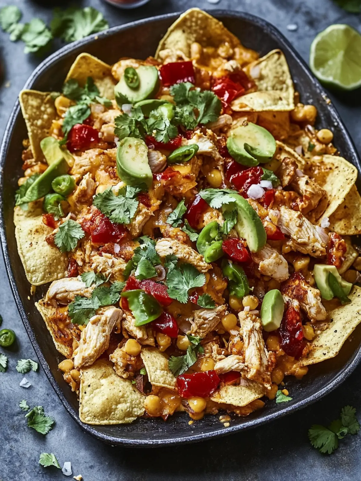 Sweet Chilli Peanut Chicken Nachos: A Flavorful Twist on Comfort 3 Sweet Chilli Peanut Chicken Nachos