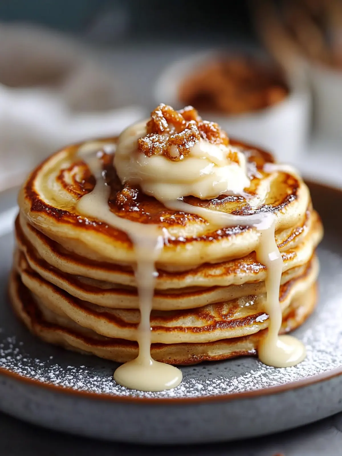 Irresistible Cinnamon Roll Pancakes for Weekend Brunch Happiness 5 Cinnamon Roll Pancakes