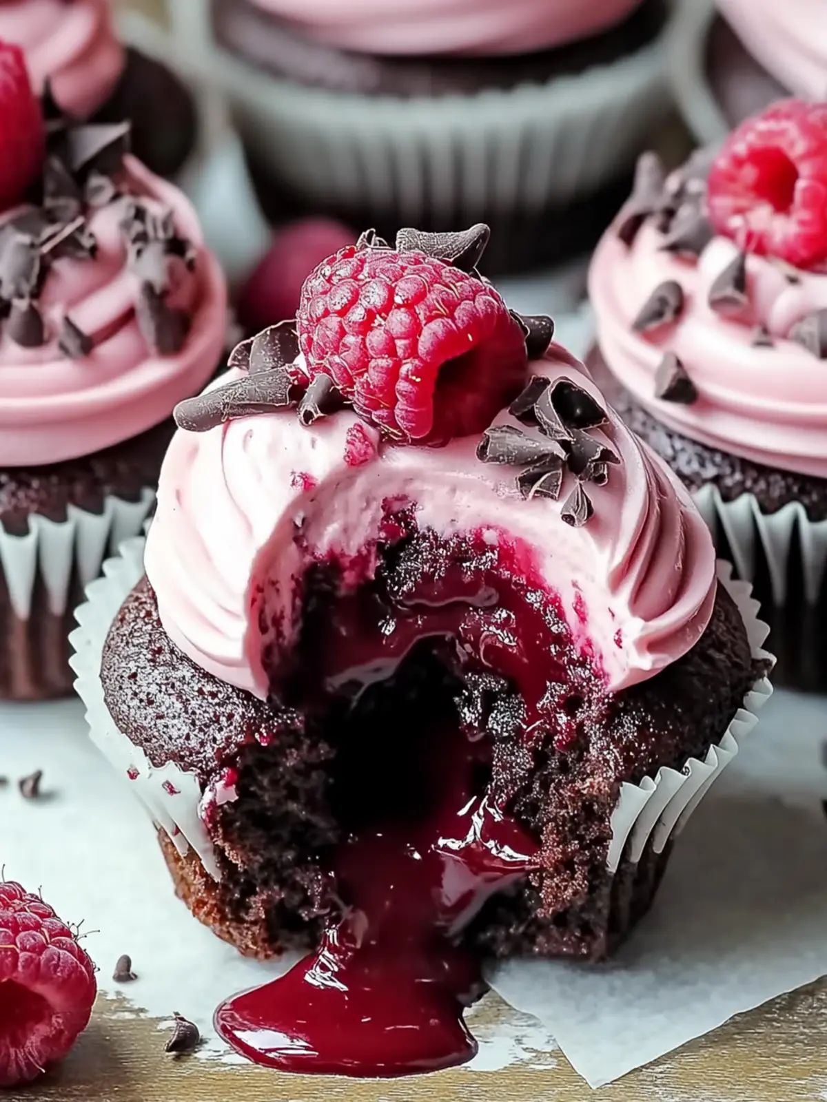 Decadent Raspberry Chocolate Lava Cupcakes You'll Absolutely Adore 3 Decadent Raspberry Chocolate Lava Cupcakes You’ll Adore