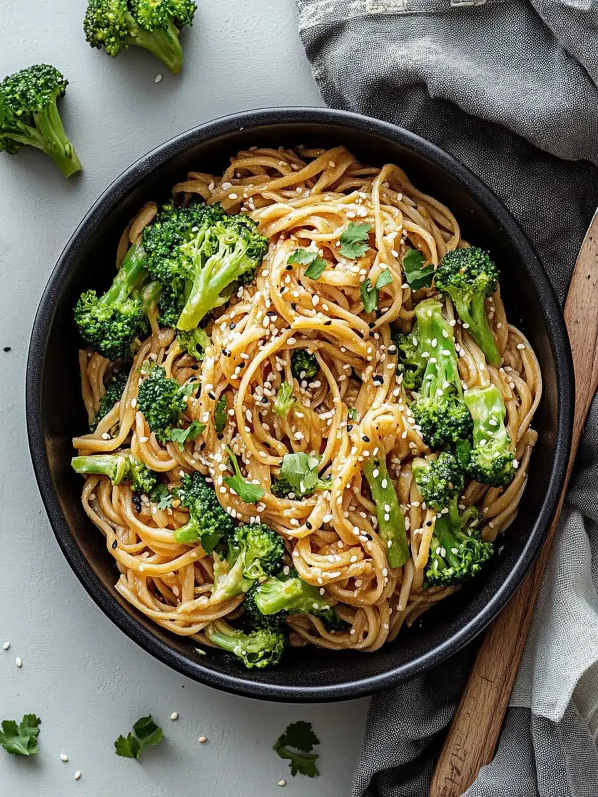 Crispy Broccoli Sweet and Spicy Sesame Tahini Noodles Bliss 2 Crispy Broccoli Sweet and Spicy Sesame Tahini Noodles