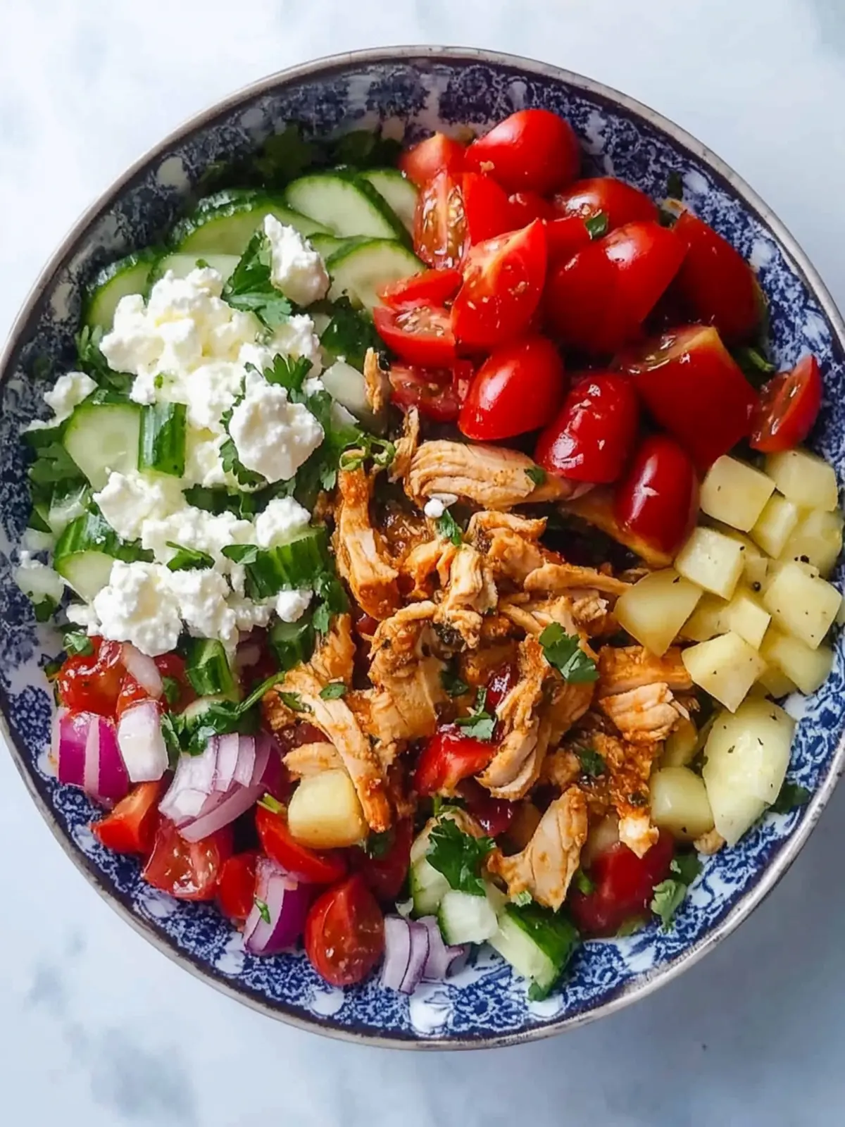 Leftover Chicken Gyros Bowls: Quick & Flavorful Mediterranean Delight 3 Leftover Chicken Gyros Bowls