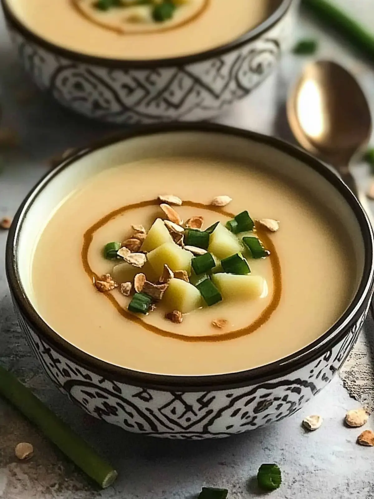 Elevate Your Lunch with Creamy White Asparagus & Potato Soup 2 White Asparagus & Potato Soup