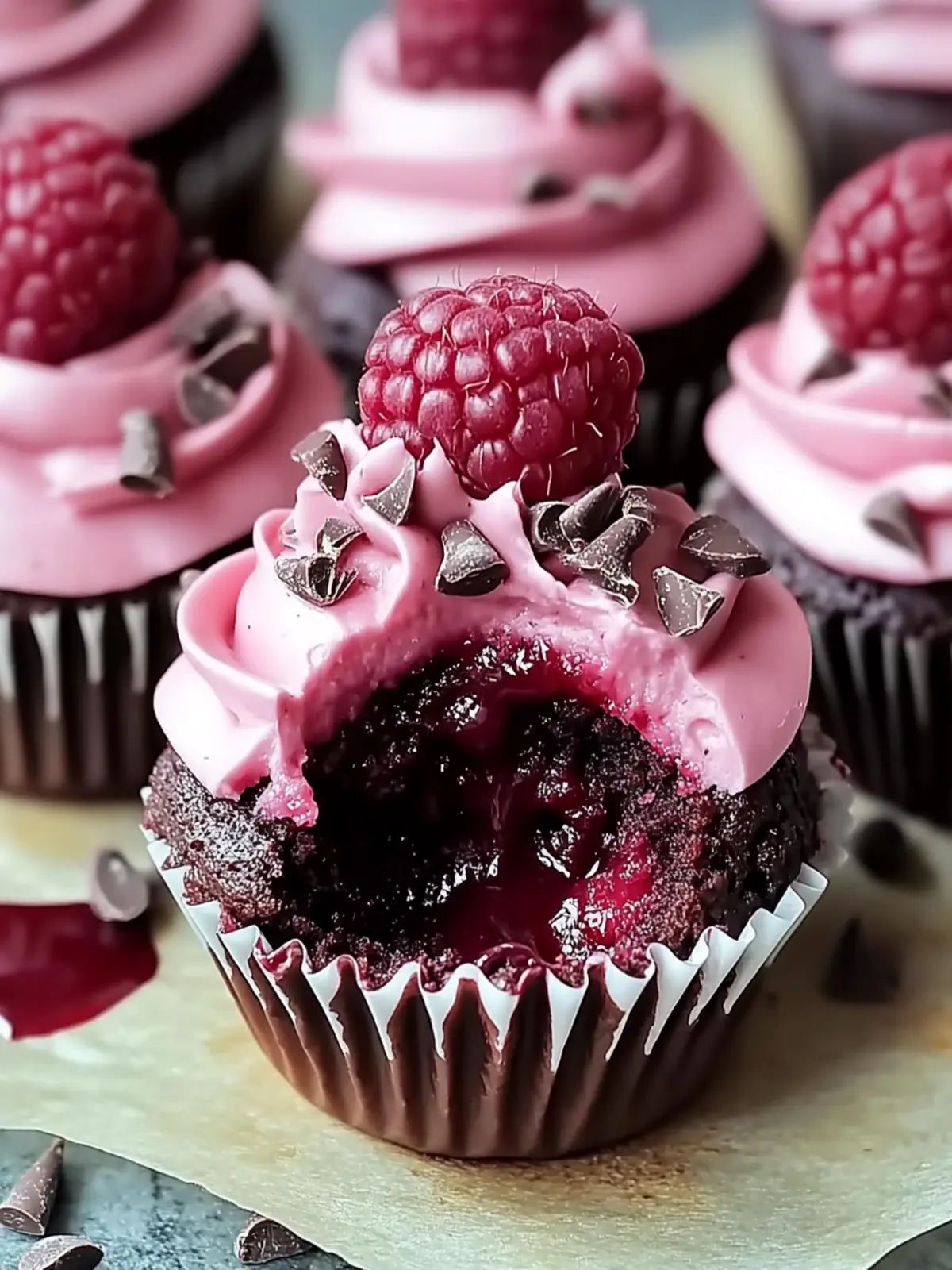 Decadent Raspberry Chocolate Lava Cupcakes You'll Absolutely Adore 4 Decadent Raspberry Chocolate Lava Cupcakes You’ll Adore