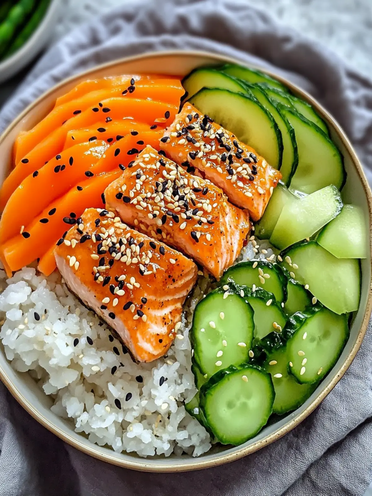 Flavor-Packed Sesame Crusted Salmon Bowl in Just 20 Minutes 2 Sesame Crusted Salmon Bowl