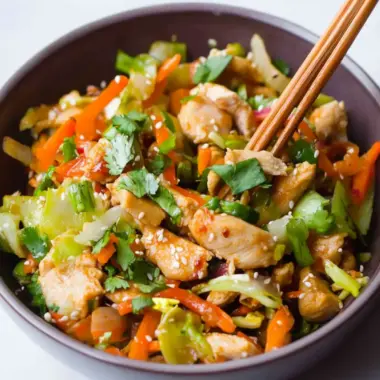 Healthy Egg Roll in a Bowl with Chicken in Just 20 Minutes 10 Healthy Egg Roll In A Bowl With Chicken