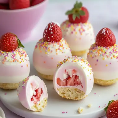 Strawberry Shortcake Easter Egg Bombs: No-Bake Spring Bliss 9 Strawberry Shortcake Easter Egg Bombs