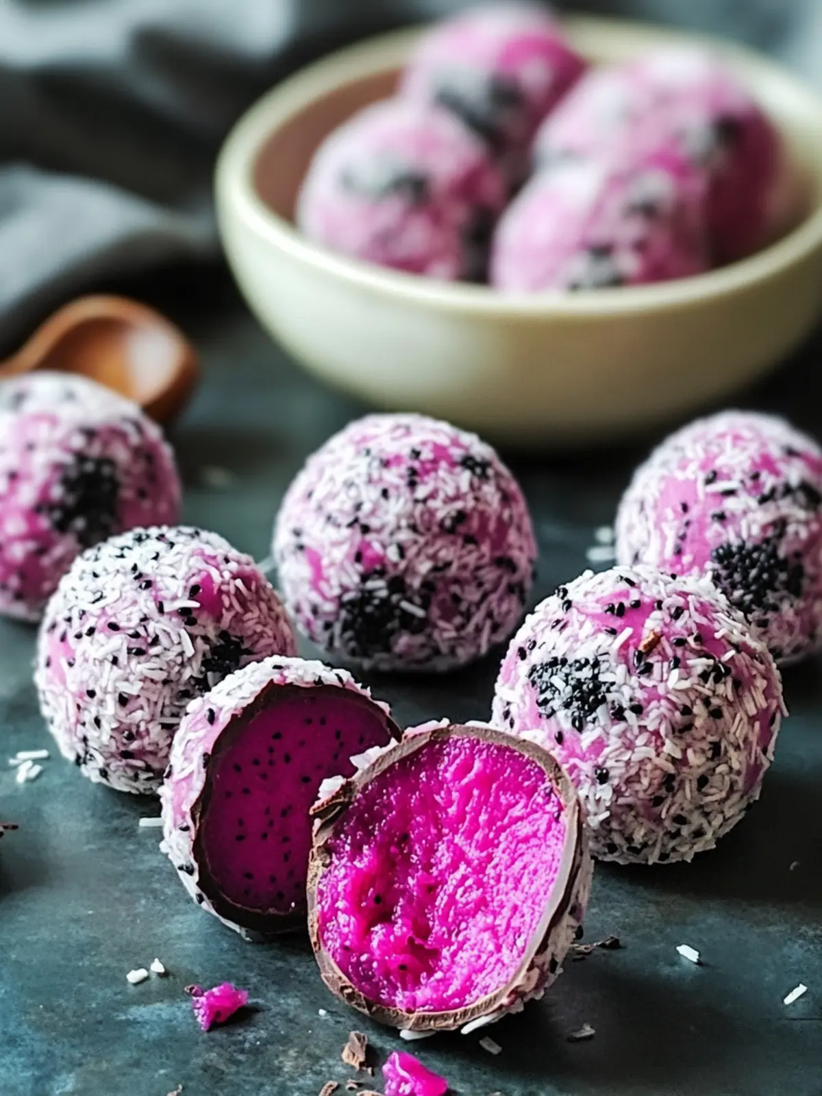 Dark Chocolate Dragon Fruit Coconut Treats: Guilt-Free Bliss 4 Dark Chocolate Dragon Fruit Coconut Treats