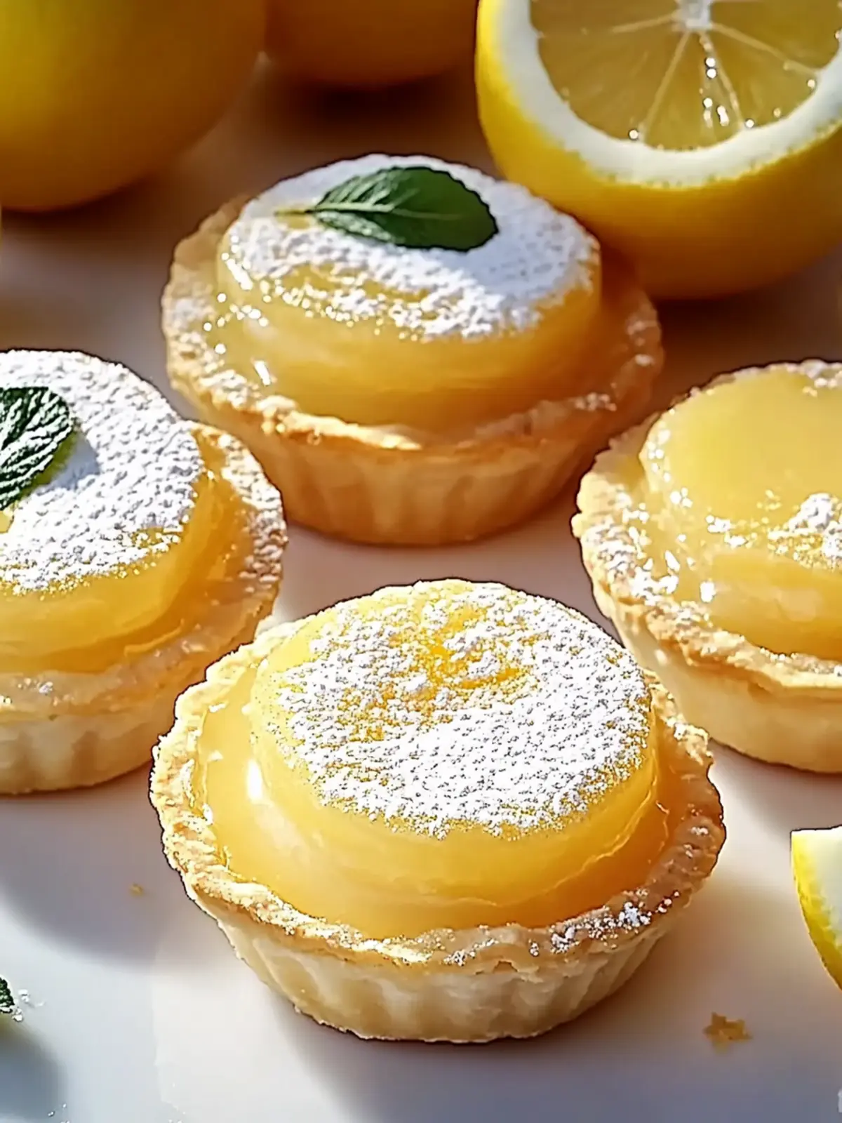 Delicious Baby Lemon Impossible Pies: Easy Mini Desserts 4 Baby Lemon Impossible Pies