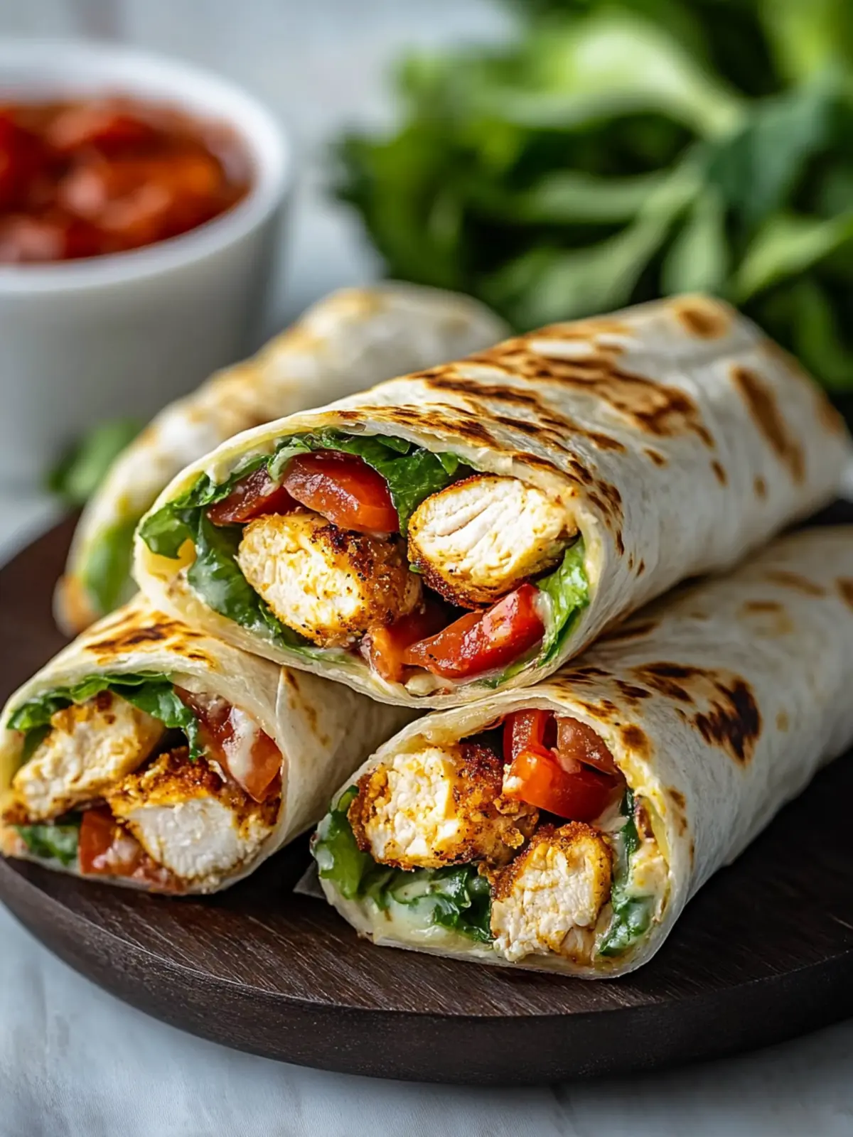 Crispy Air Fryer Chicken & Mozzarella Wraps: Effortless Comfort Food 4 Crispy Air Fryer Chicken & Mozzarella Wraps: Quick & Easy Dinner