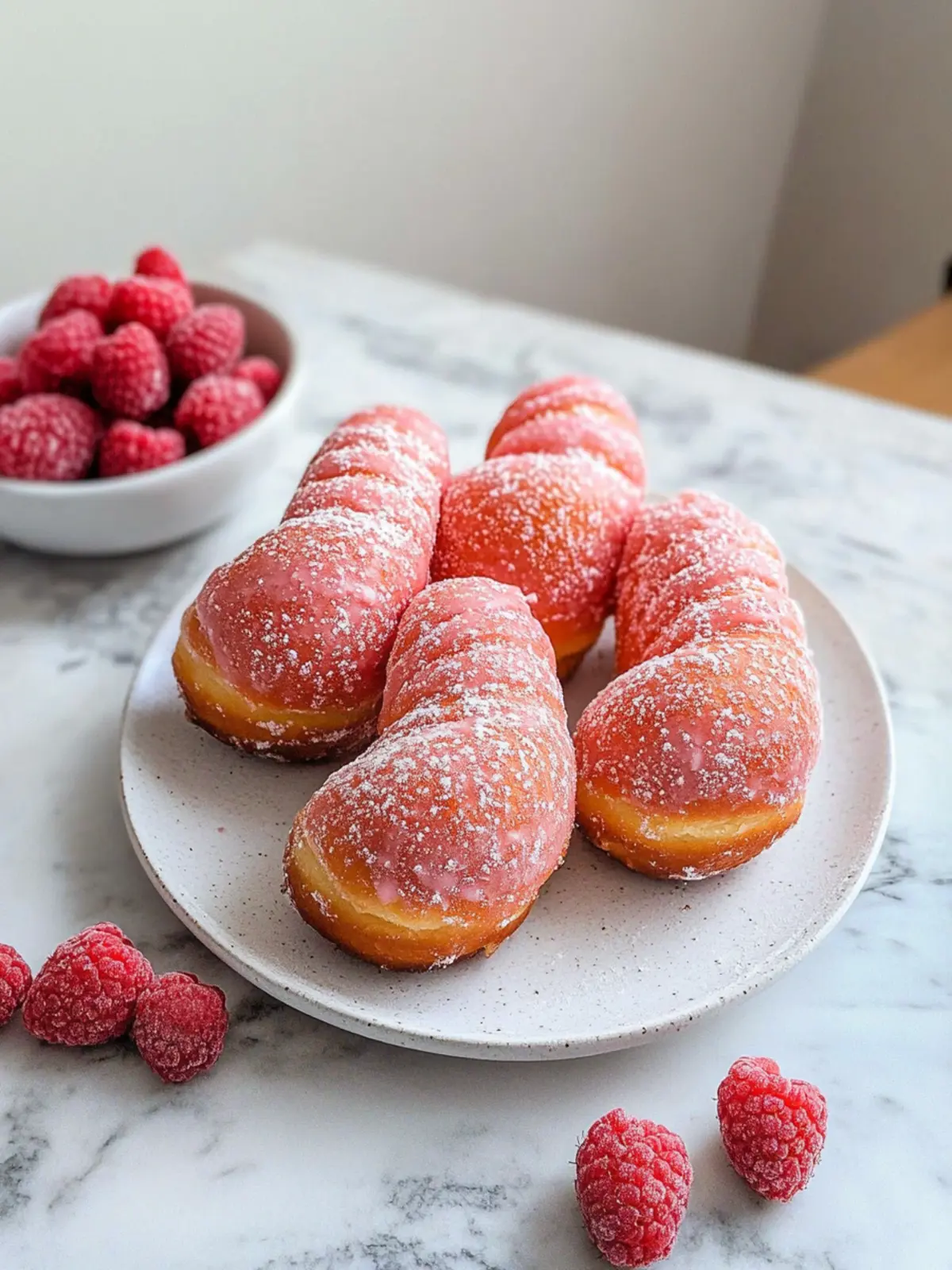Raspberry Croissant Sourdough Donuts for a Delightful Morning 3 Raspberry Croissant Sourdough Donuts