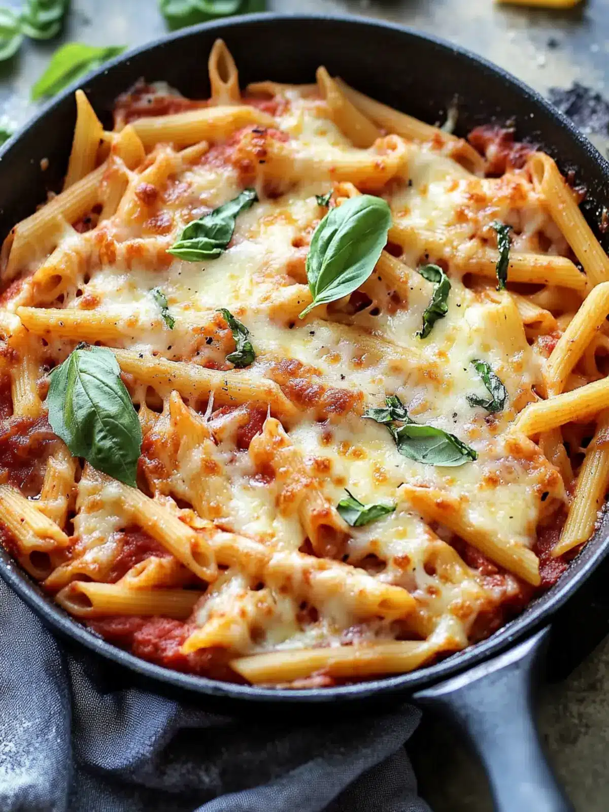 Skillet Pizza Penne: Your Easy, Cheesy Dinner Dream! 3 Skillet Pizza Penne: Your Easy, Cheesy Dinner Delight