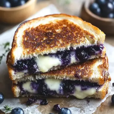 Crispy Blueberry Grilled Cheese for a Flavorful Twist 9 Crispy Blueberry Grilled Cheese