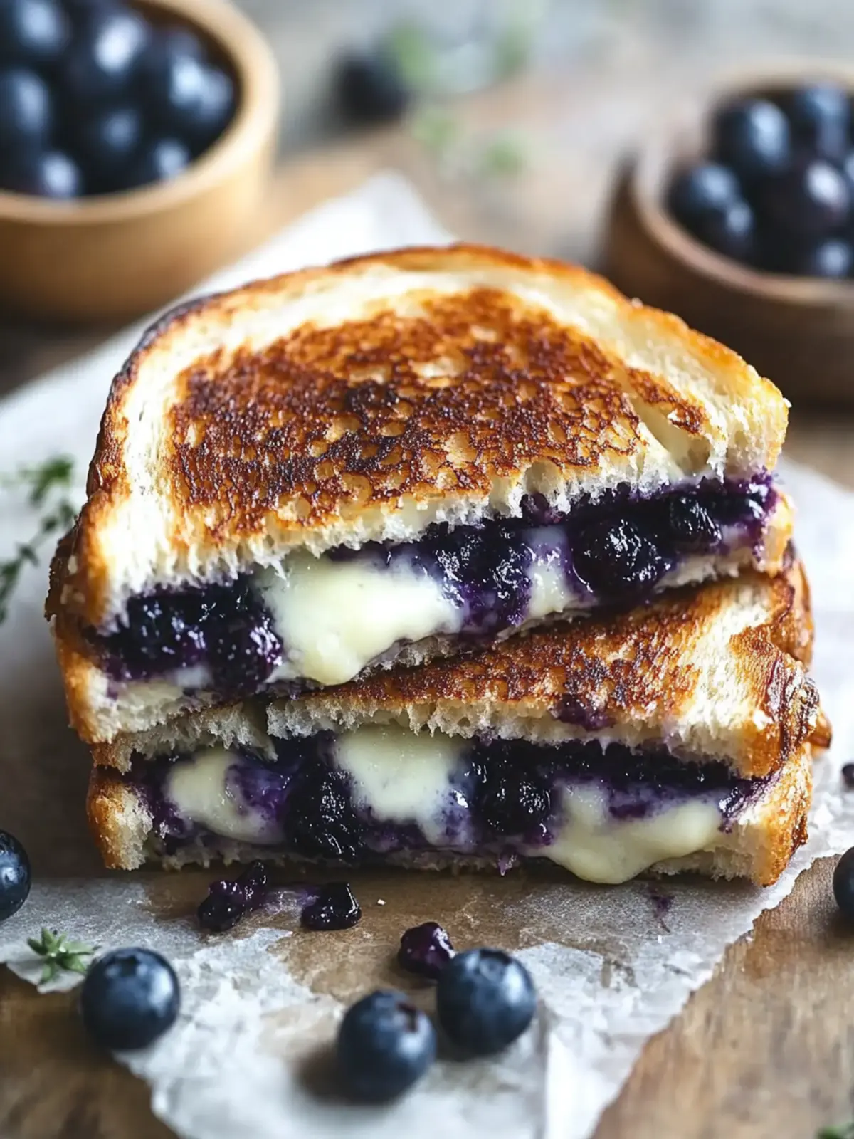 Crispy Blueberry Grilled Cheese for a Flavorful Twist 5 Crispy Blueberry Grilled Cheese