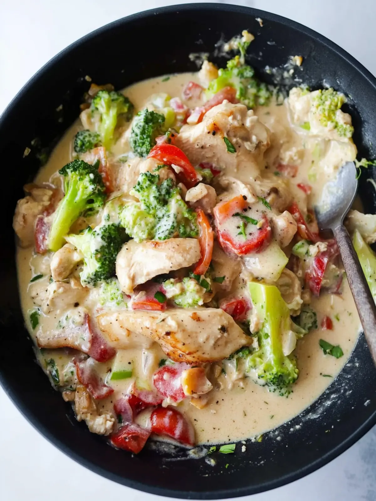 Creamy Keto Chicken and Vegetables for a Quick Dinner Delight 3 Creamy Keto Chicken and Vegetables