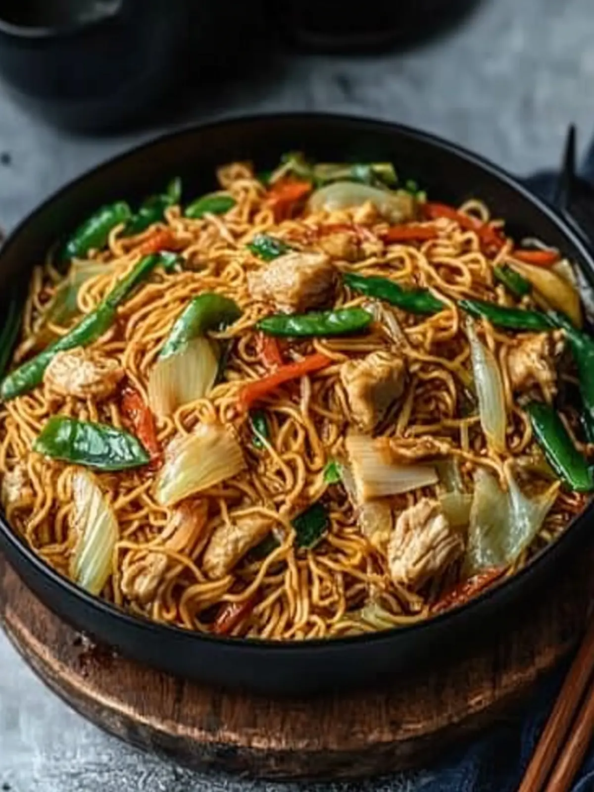 Savor Homemade Chicken Chow Mein in Just 30 Minutes 3 Chicken Chow Mein (鸡肉炒面)