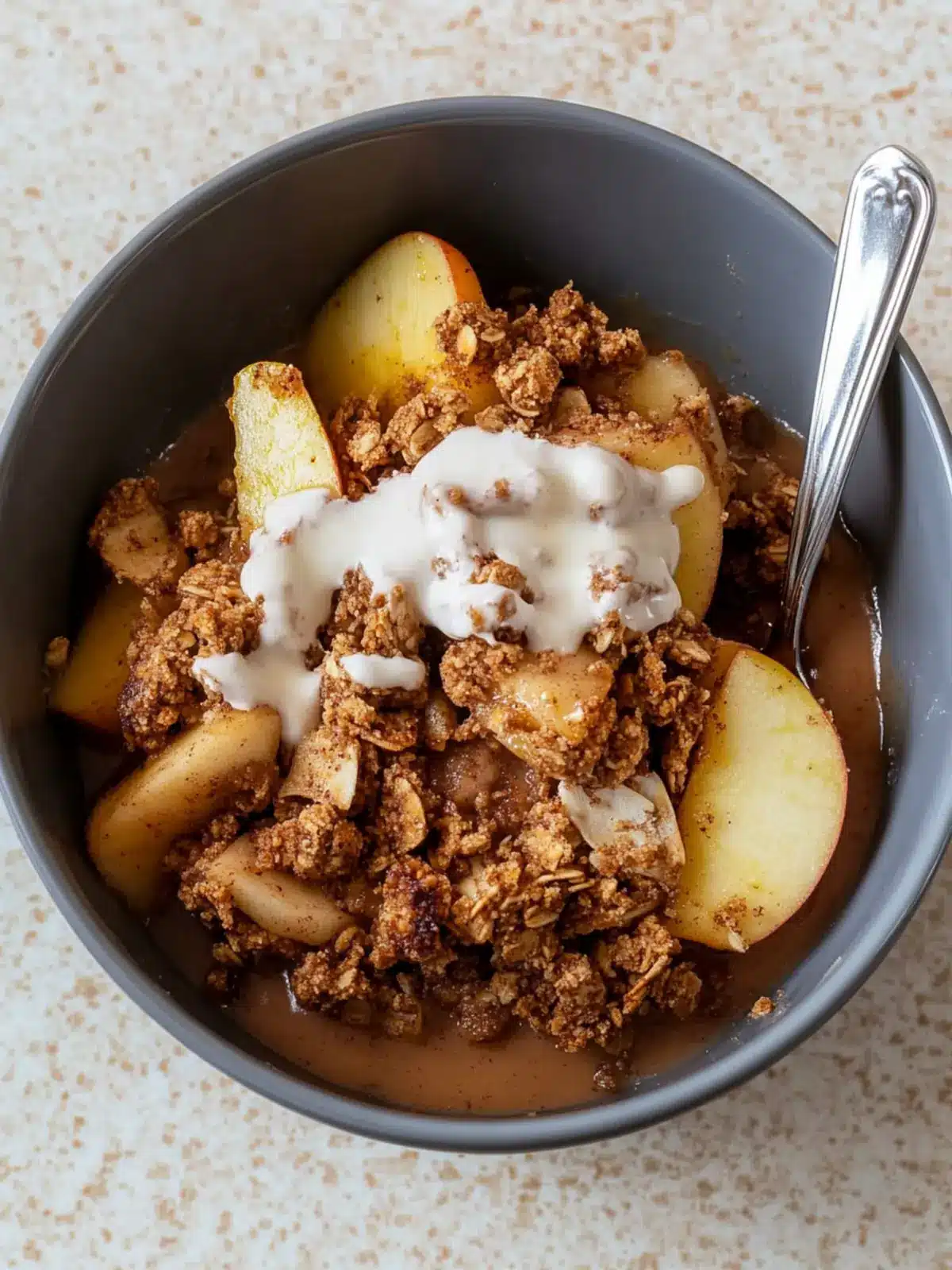 Whip Up a 10-Minute Healthy Stovetop Apple Crumble Today 4 10-Minute Healthy Stovetop Apple Crumble