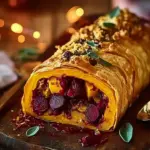 Spiced Squash, Feta & Beetroot Wellington: Festive Flavor Awaits 4 Spiced squash, feta & beetroot wellington