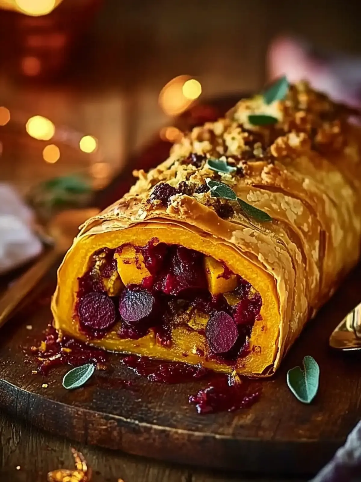 Spiced Squash, Feta & Beetroot Wellington: Festive Flavor Awaits 5 Spiced squash, feta & beetroot wellington