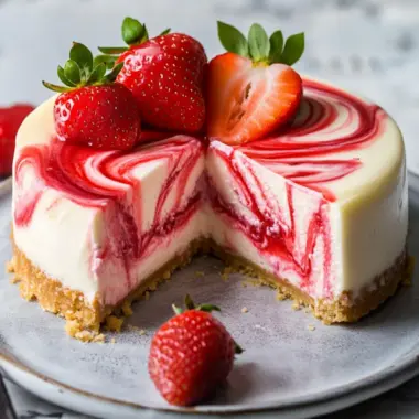 Creamy Strawberry Swirl Cheesecake Recipe for Sweet Moments 10 Strawberry Swirl Cheesecake Recipe