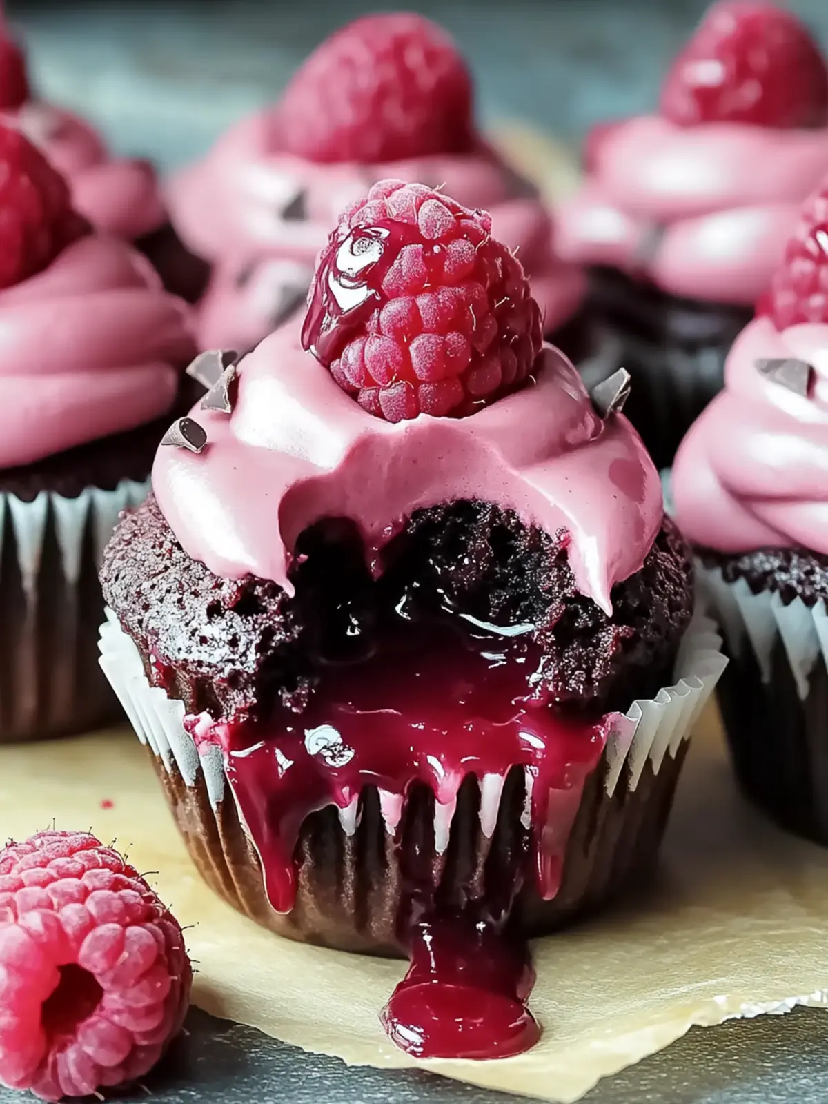 Decadent Raspberry Chocolate Lava Cupcakes You'll Absolutely Adore 5 Decadent Raspberry Chocolate Lava Cupcakes You’ll Adore