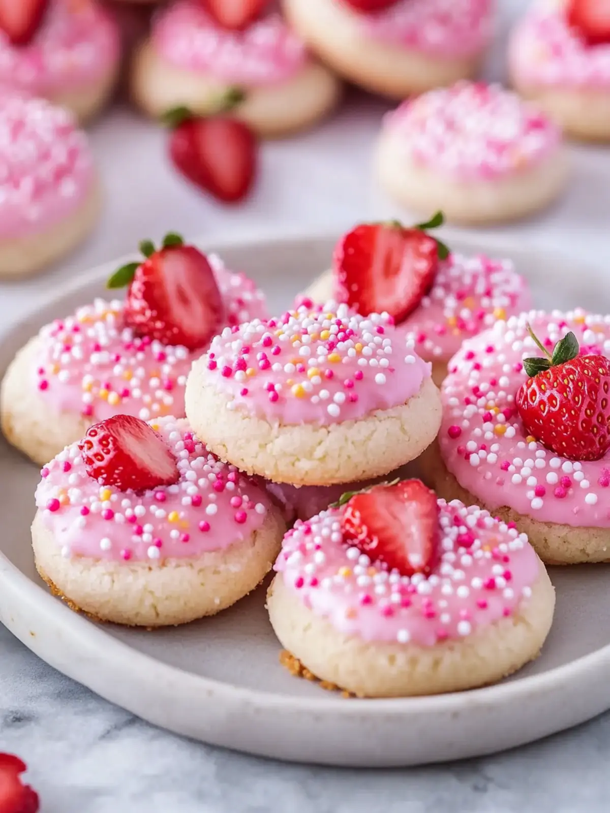 Strawberry Kiss Cookies – A Soft Valentine’s Delight to Love 4 Strawberry Kiss Cookies – Amazing Soft Valentine’s Delight