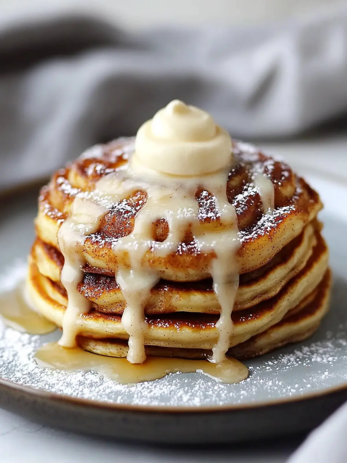 Irresistible Cinnamon Roll Pancakes for Weekend Brunch Happiness 4 Cinnamon Roll Pancakes