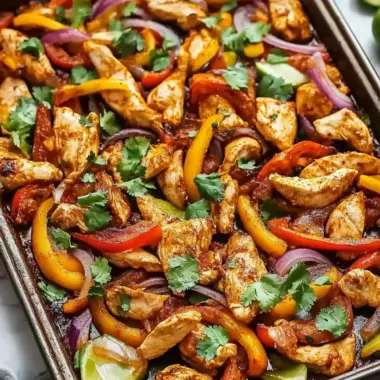 Easy Sheet Pan Chicken Fajitas Ready in 30 Minutes for Busy Nights 10 Easy Sheet Pan Chicken Fajitas (Ready in 30 Minutes!)