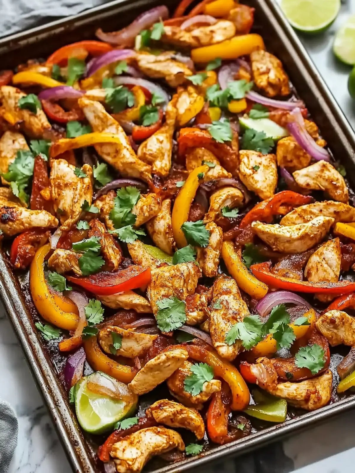 Easy Sheet Pan Chicken Fajitas Ready in 30 Minutes for Busy Nights 5 Easy Sheet Pan Chicken Fajitas (Ready in 30 Minutes!)