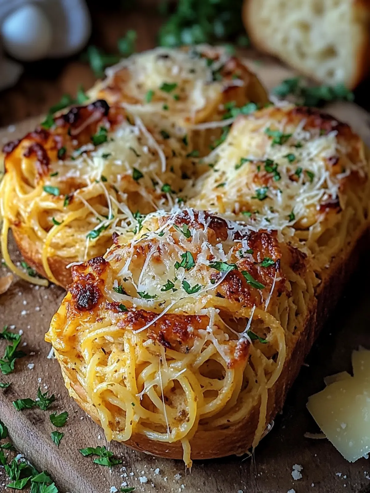 Spaghetti Garlic Bread: A Flavorful Twist on Comfort Food 2 Spaghetti Garlic Bread