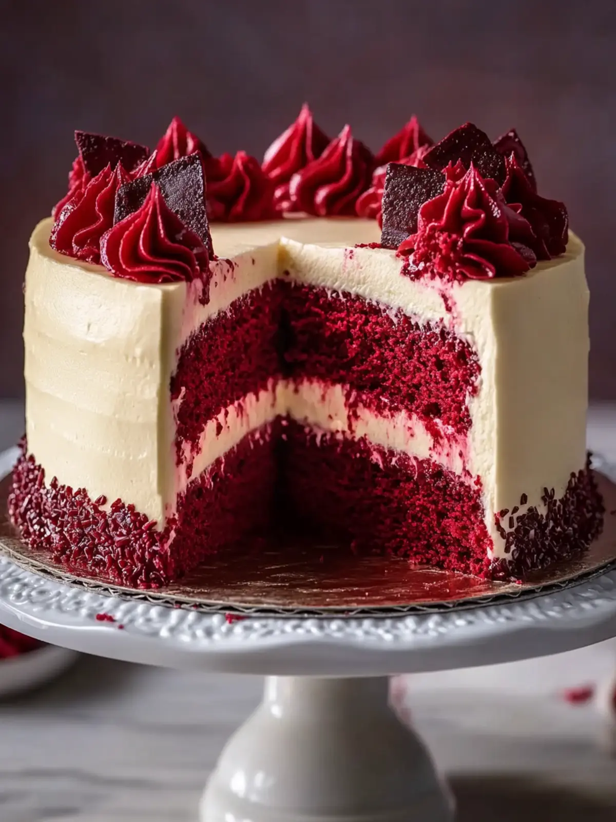 Mouthwatering Red Velvet Cheesecake Layer Cake Recipe You'll Love 4 Red Velvet Cheesecake Layer Cake Recipe