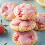 Strawberry Cake Mix Cookies with Tangy Lemon Glaze Magic 14 Strawberry Cake Mix Cookies with Strawberry Lemon Glaze