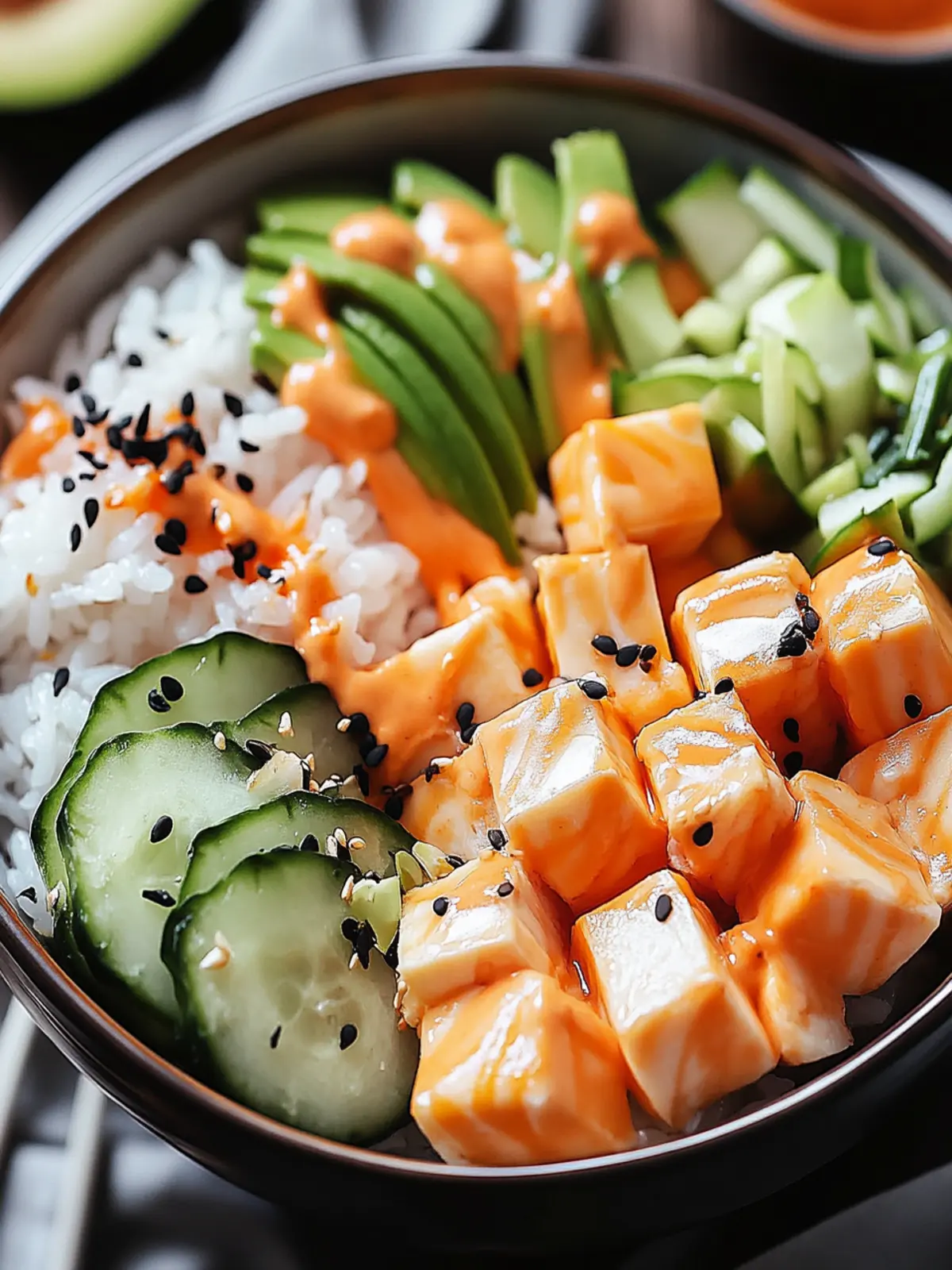 Customizable Sushi Bowl with Crispy Tofu for Easy Meal Prep 5 Sushi Bowl