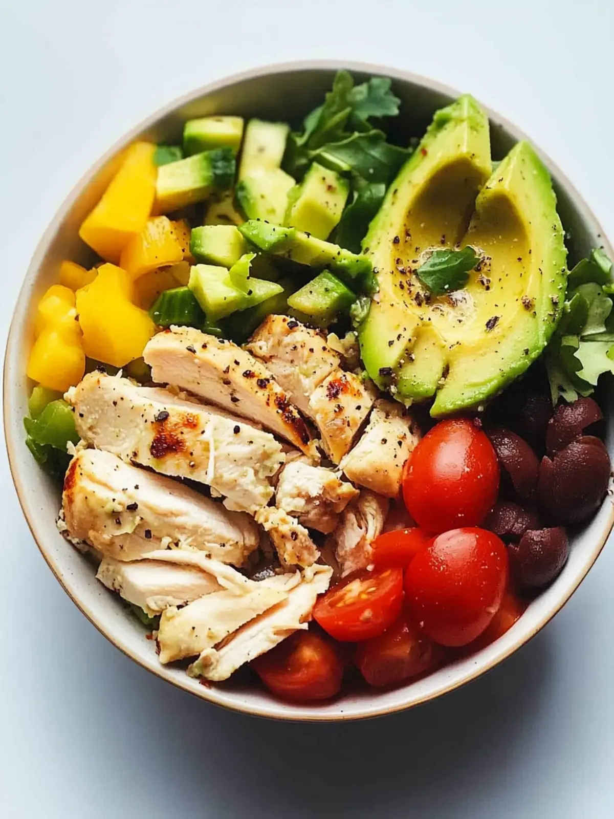 High-Protein Avocado Chicken Salad: Perfect for Meal Prep! 4 High-Protein Avocado Chicken Salad (Meal Prep)