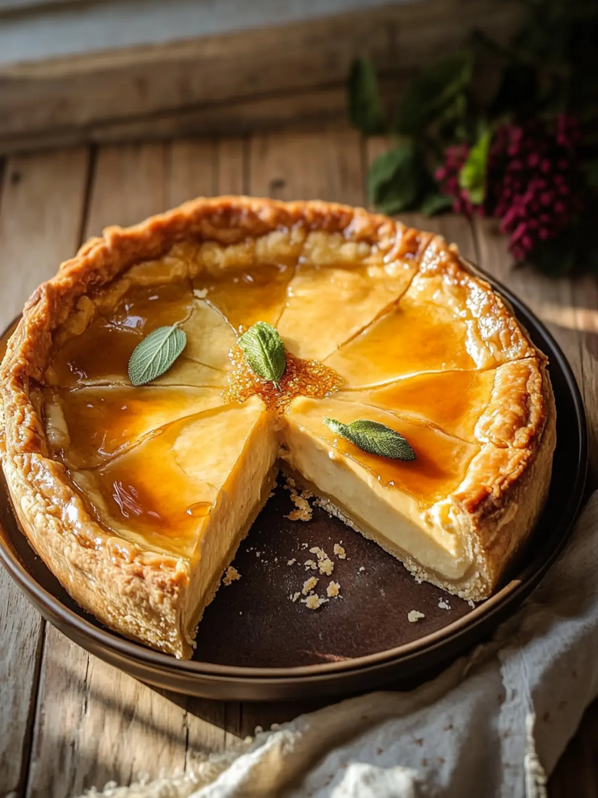 Savor the Sweetness of Golden Greek Honey Pie (Melopita) 4 Golden Greek Honey Pie (Melopita)