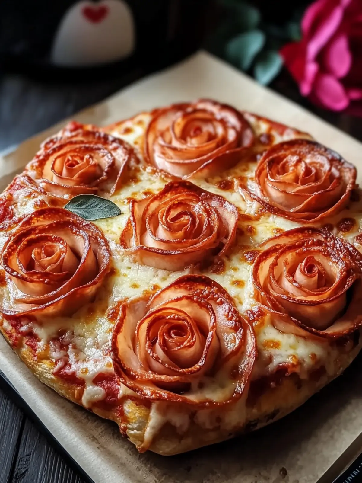 Delicious Pizza Roses for Valentine’s Day: A Loving Twist 3 Pizza Roses for Valentine’s Day