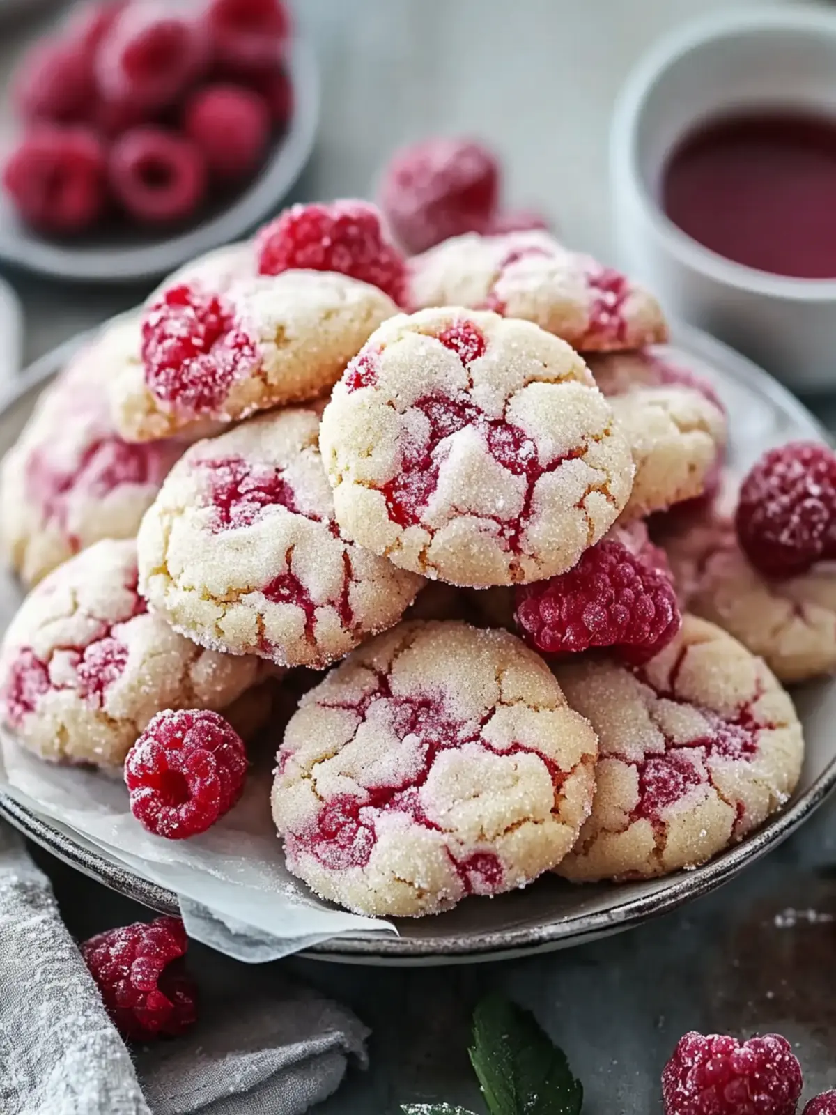 Raspberry Sugar Cookies: Sweet Love Bites for Any Occasion 2 Raspberry Sugar Cookies