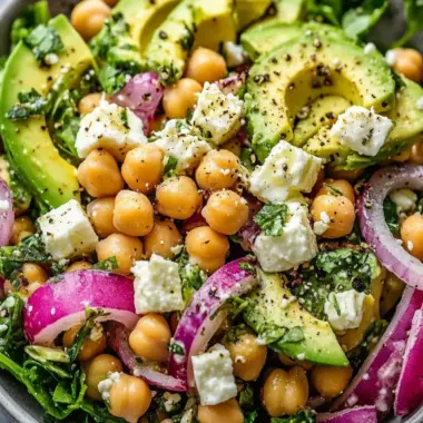 Chickpea Feta Avocado Salad: Quick, Healthy Delight for You 9 Chickpea Feta Avocado Salad