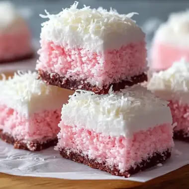 Pink Coconut Snowball Cake Bars: A Fun Twist on Classics 10 Pink Coconut Snowball Cake Bars