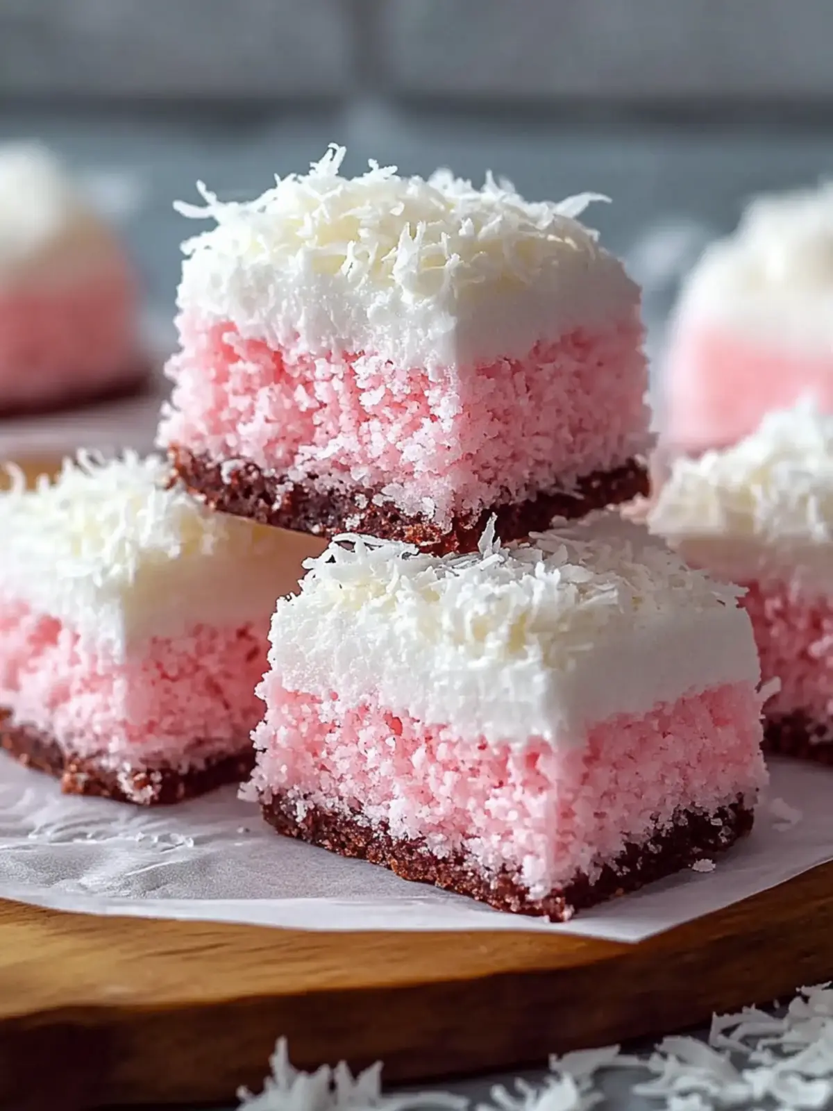 Pink Coconut Snowball Cake Bars: A Fun Twist on Classics 5 Pink Coconut Snowball Cake Bars