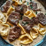 Cracked Garlic Steak Tortellini in Creamhouse Sauce Bliss 6 Cracked Garlic Steak Tortellini in Creamhouse Sauce Bliss