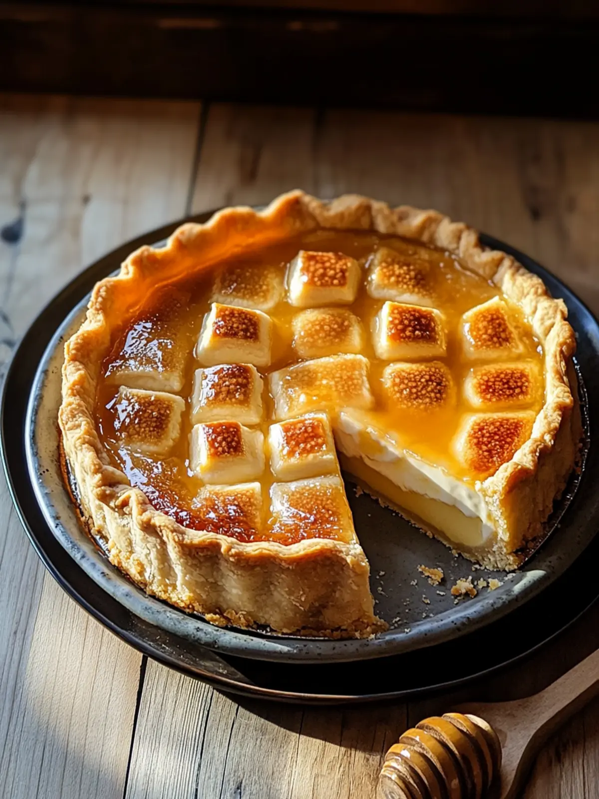 Golden Greek Honey Pie (Melopita): Irresistibly Sweet Delight 3 Golden Greek Honey Pie (Melopita)