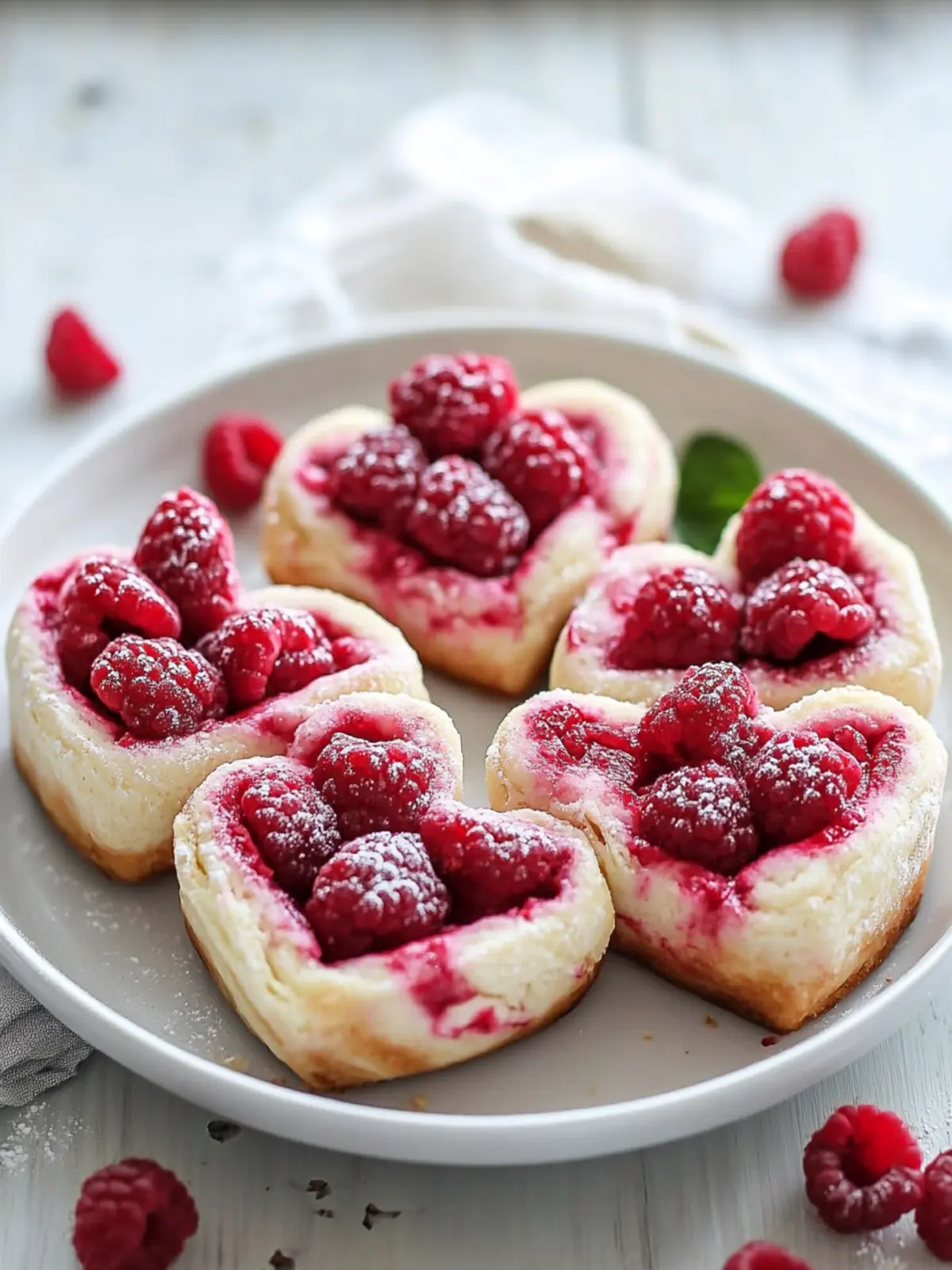 Heart Shaped Raspberry Rolls for a Sweet Valentine’s Day Treat 5 Heart Shaped Raspberry Rolls