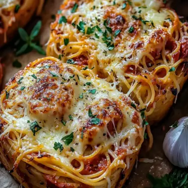Spaghetti Garlic Bread: A Flavorful Twist on Comfort Food 9 Spaghetti Garlic Bread
