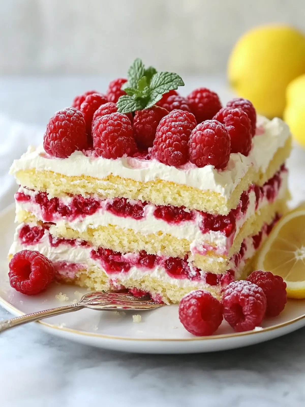 Delight Your Senses with Lemon Raspberry Icebox Cake Bliss 4 Delight Your Senses with Lemon Raspberry Icebox Cake