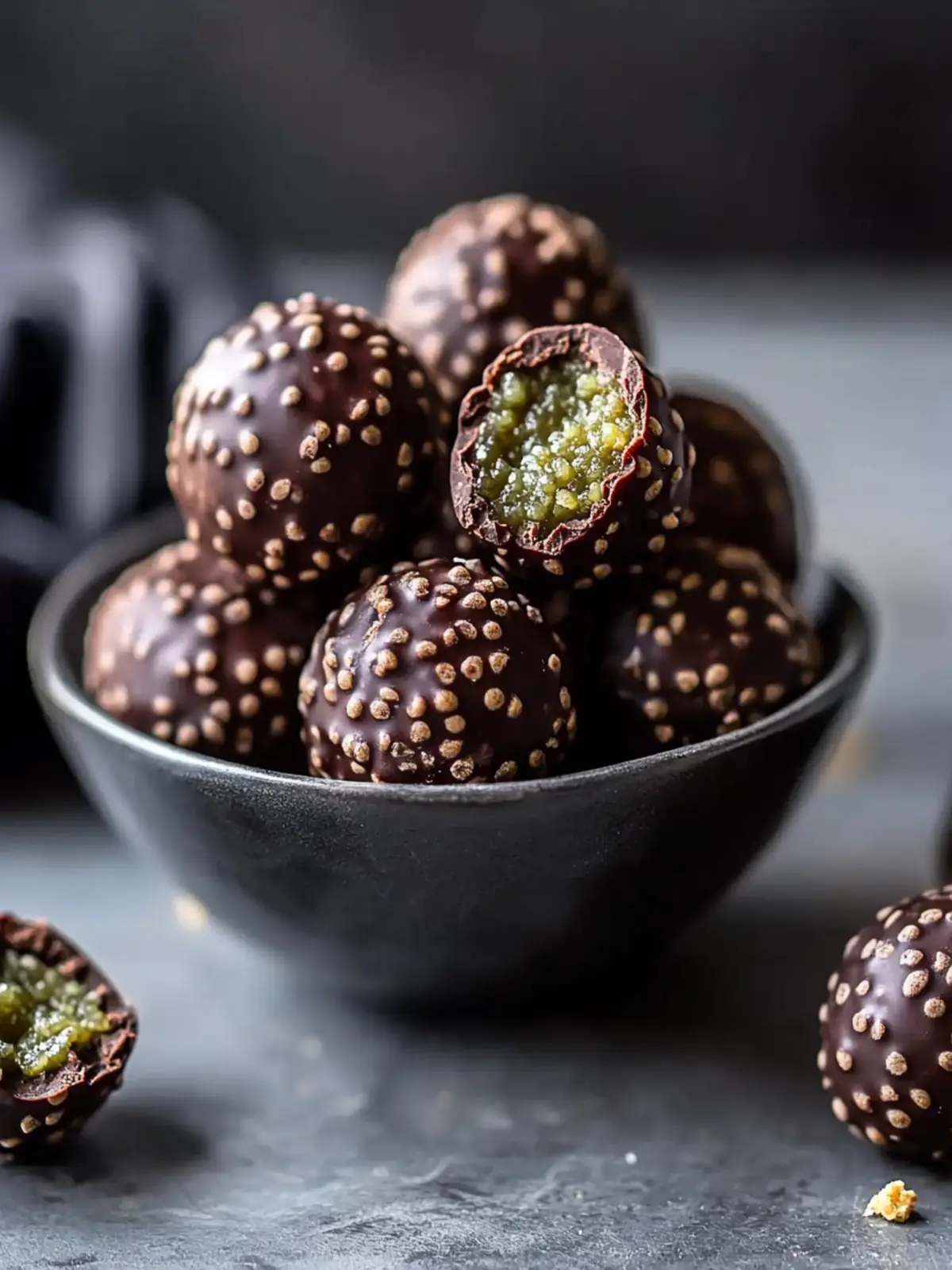Indulge in Dubai Chocolate Balls with Pistachio Bliss 2 Dubai Chocolate Balls