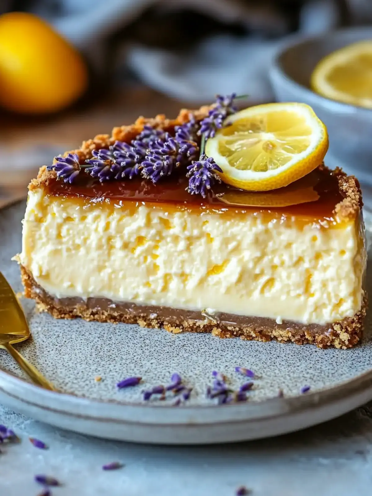 Ultimate Lemon Lavender Cheesecake: A Vegan Dream Dessert 2 Ultimate Lemon Lavender Cheesecake