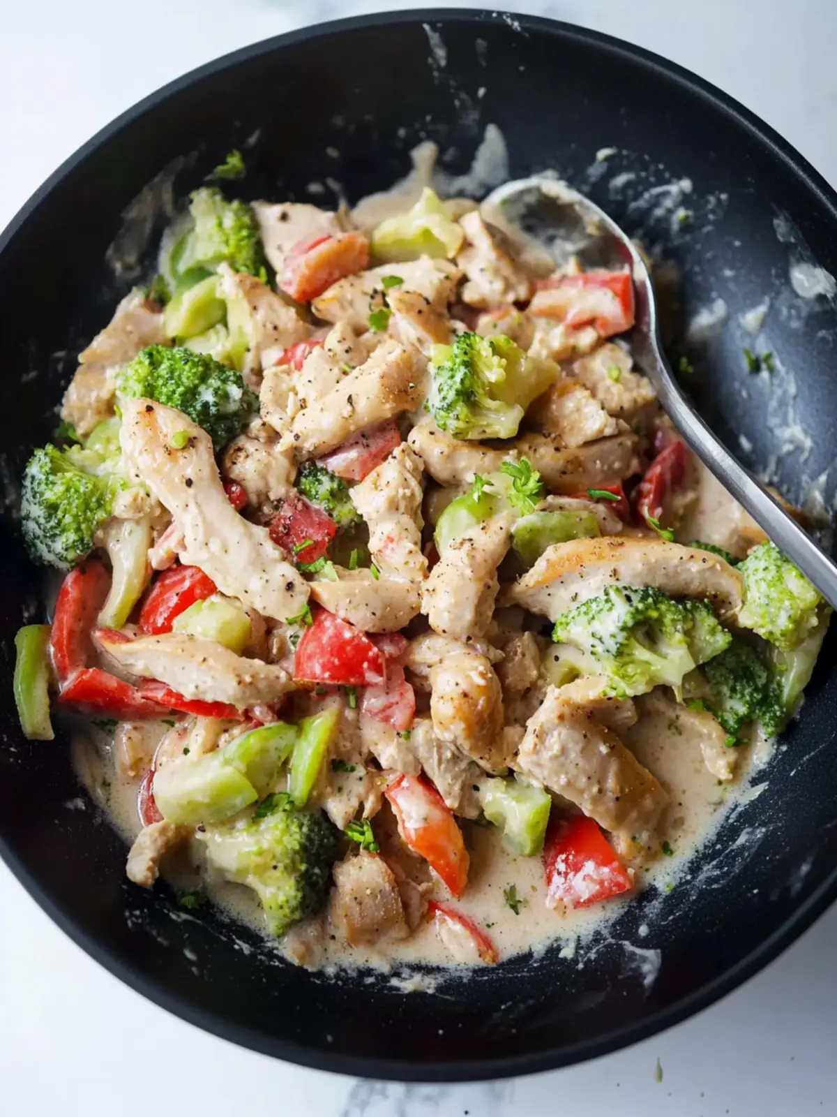 Creamy Keto Chicken and Vegetables for a Quick Dinner Delight 4 Creamy Keto Chicken and Vegetables