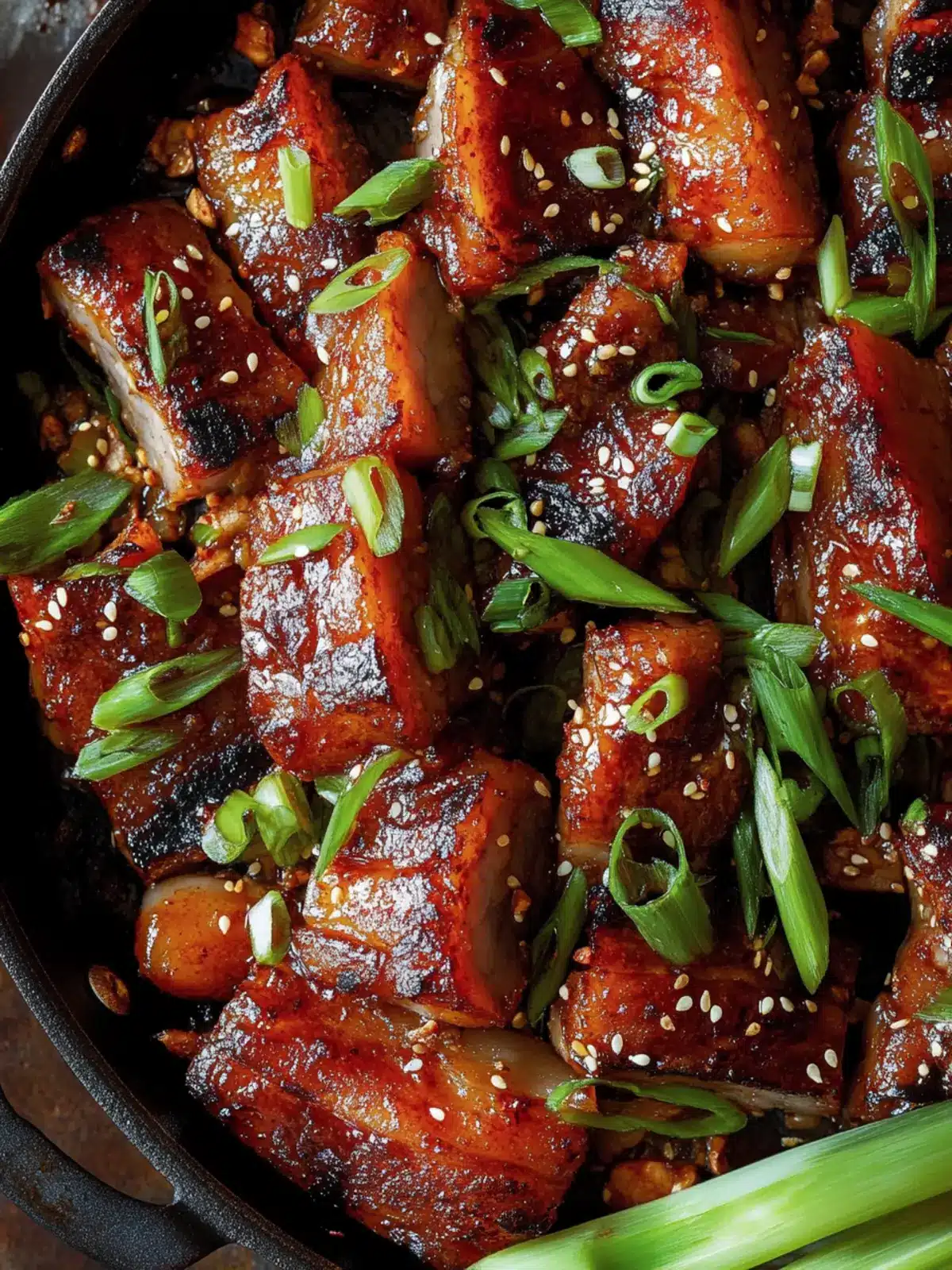 Crispy Healthy Korean Pork Belly Skillet for Quick Dinners 3 Healthy Korean Pork Belly Skillet